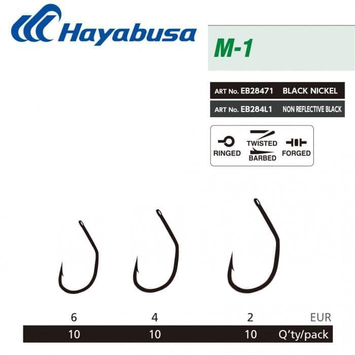 Крючки карповые Hayabusa M-1 BN