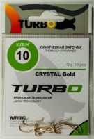 Крючки TURBO CRYSTAL (Gold)