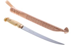 Филейный нож Rapala FNF9, лезвие 22 см, дерев. рукоятка