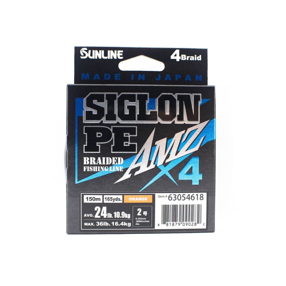 Плетеный шнур Sunline Siglon PE X4 AMZ 150m (OR)