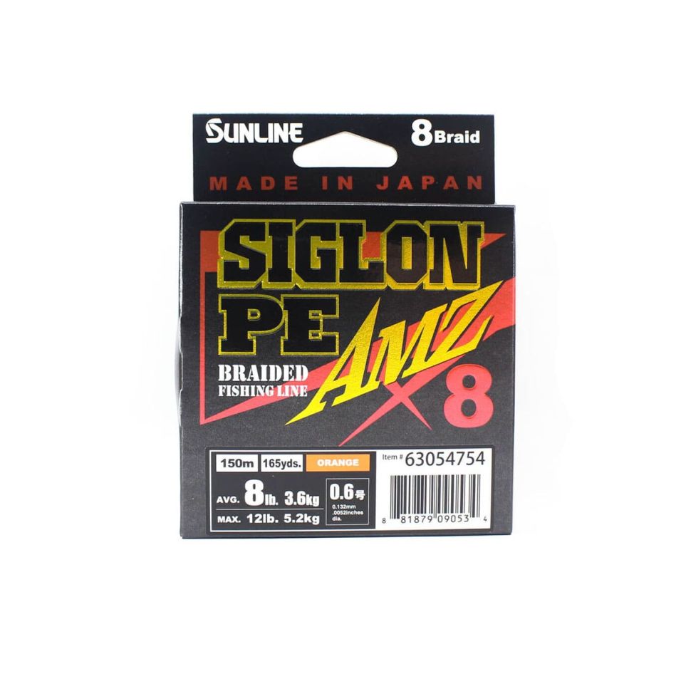 Плетеный шнур Sunline Siglon PE X8 AMZ 150m (OR)