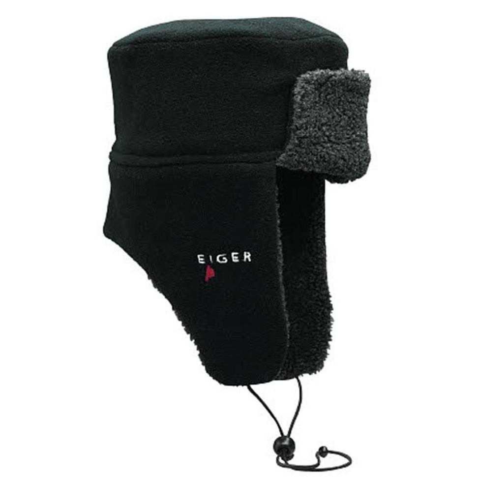 Шапка ушанка Eiger Fleece Korean hat black