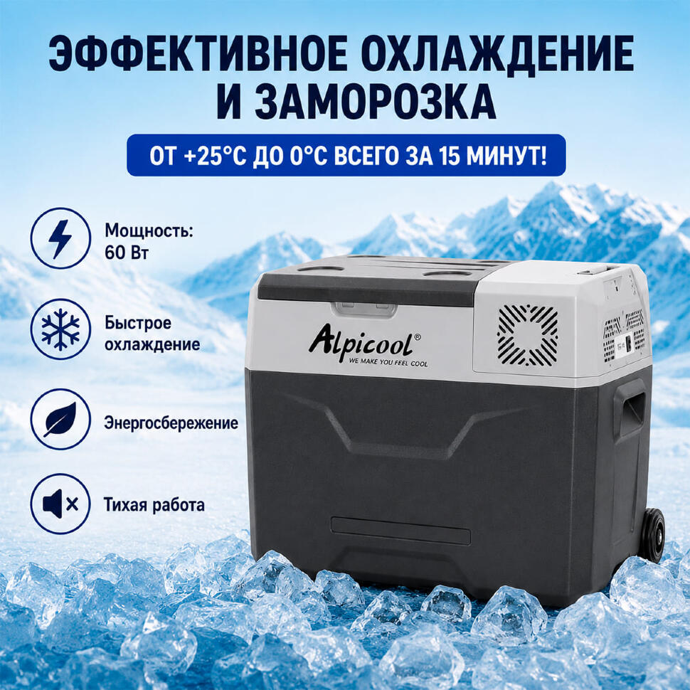 Автохолодильник Alpicool компрессорный CX50