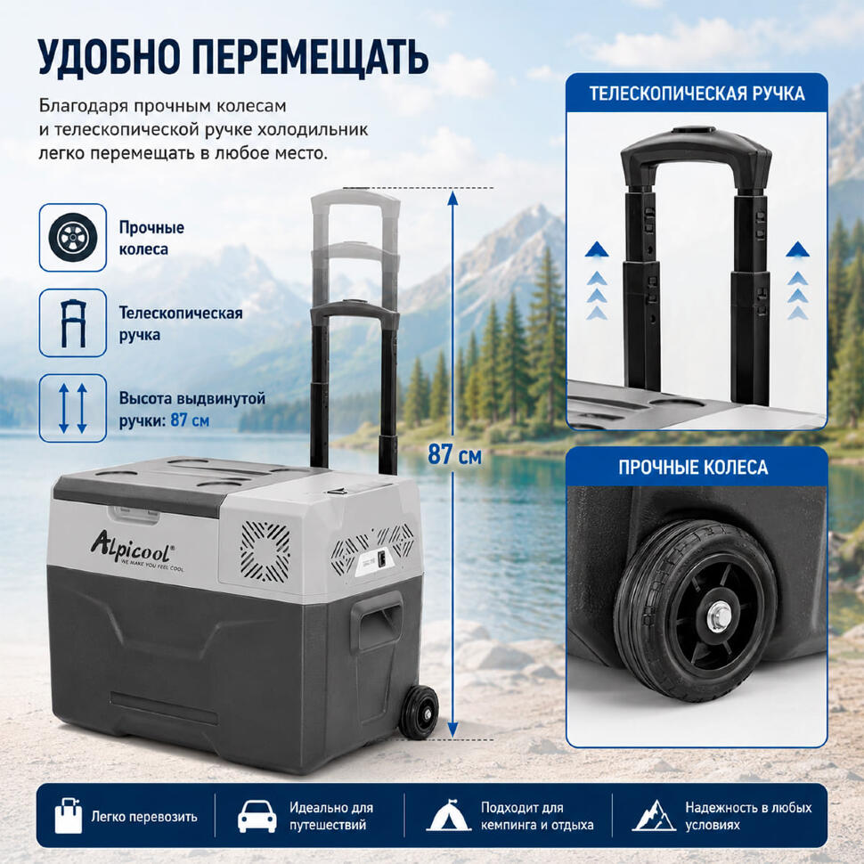Автохолодильник Alpicool компрессорный CX50