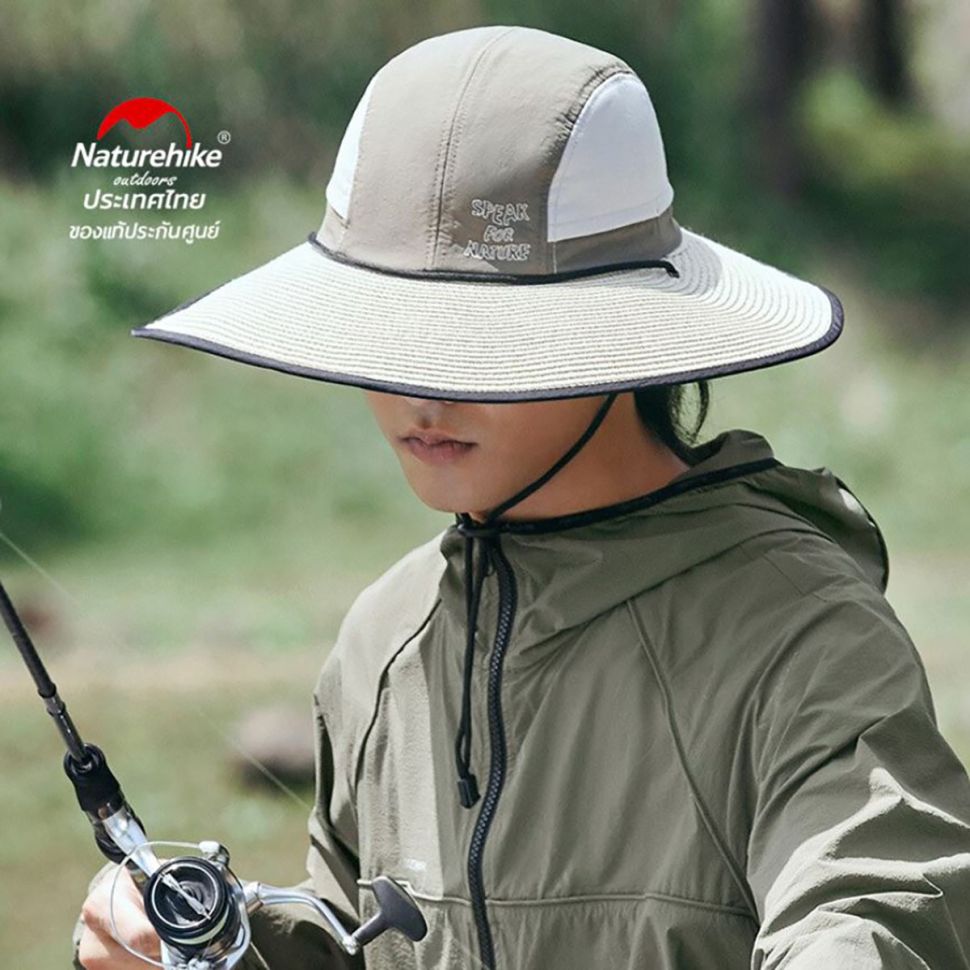 Солнцезащитная рыбацкая соломенная шляпа Naturehike CYY2321LA011