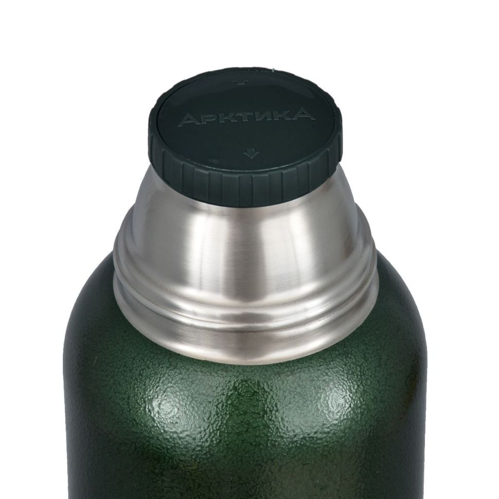 Термос бытовой, вакуумный (для напитков), тм "Арктика", 1600 мл, арт. 106-1600 (зелёный)