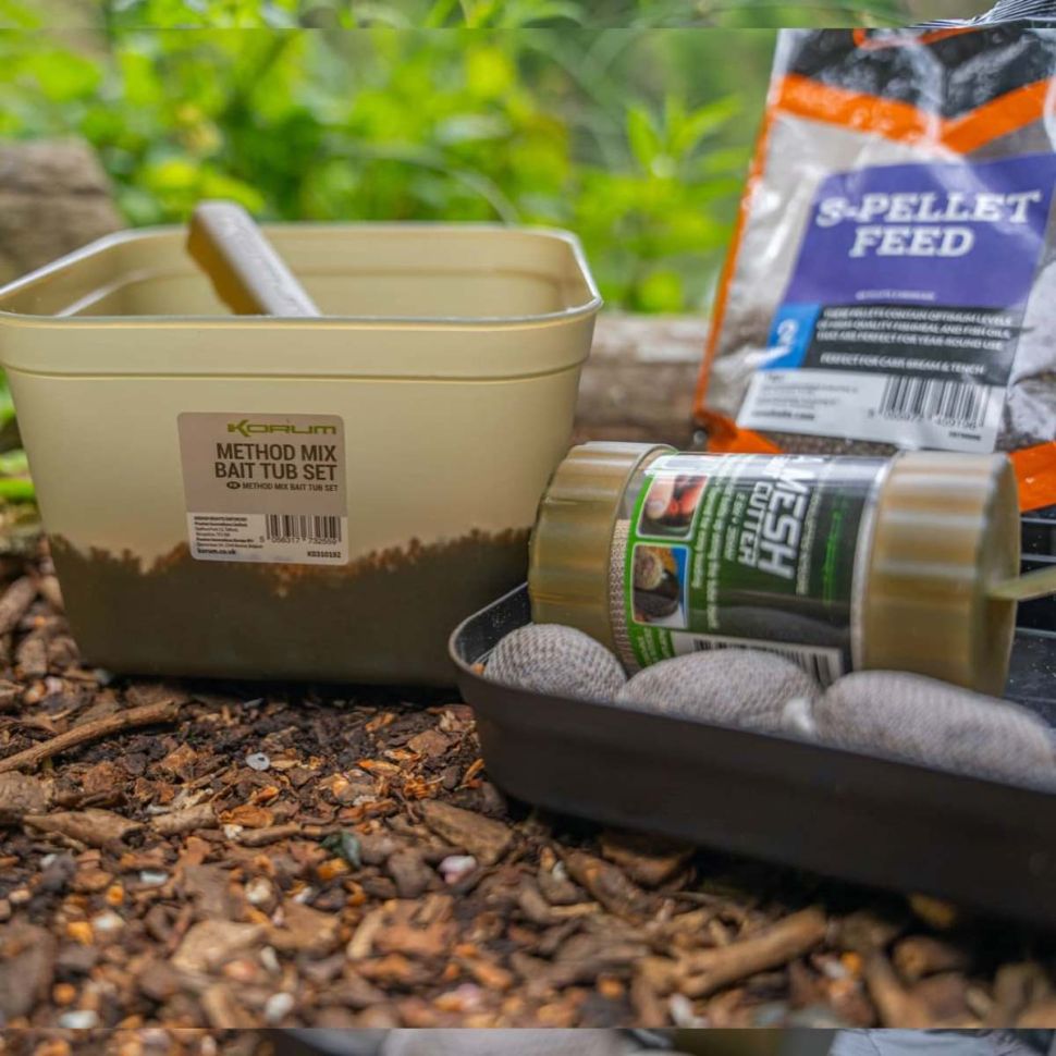 Емкость для прикормки Korum Method Mix Bait Tub Set