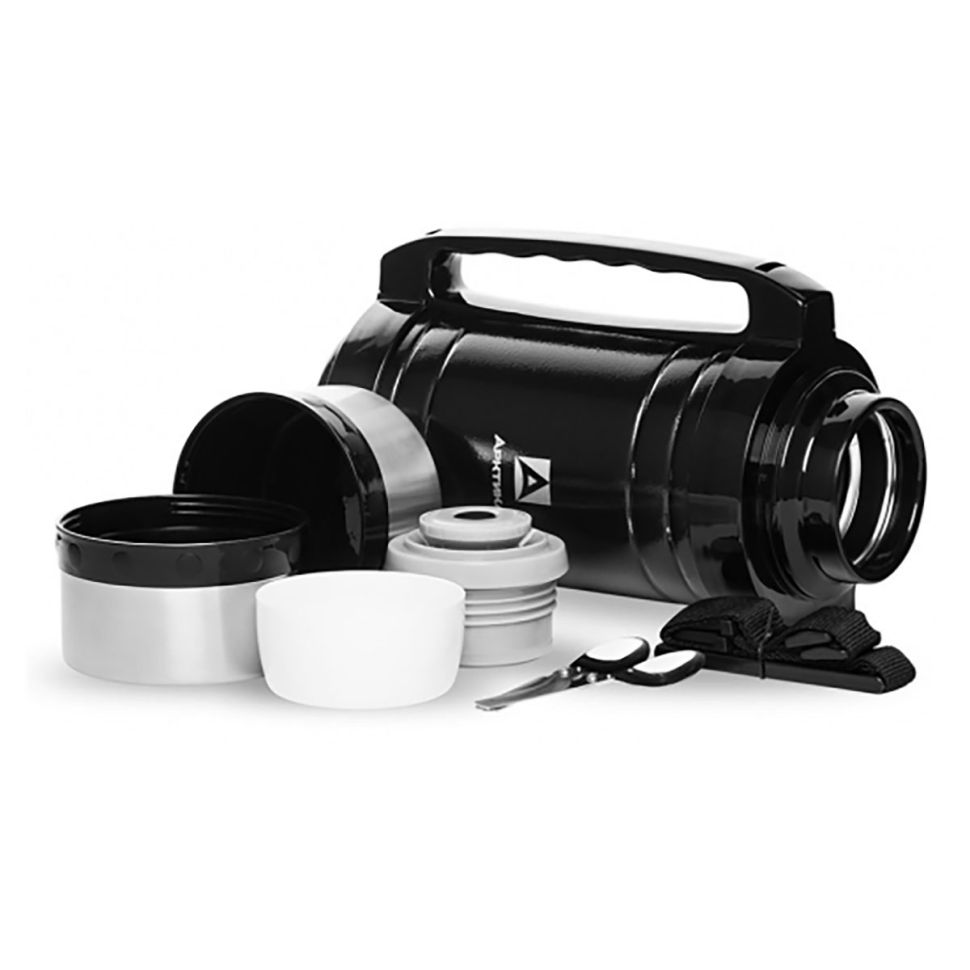 Термос вакуумный бытовой универсальный Арктика 2000мл. Черный