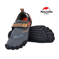 Пляжная обувь Naturehike NH20FS022 Silicone Anti-slip, Grey-Orange