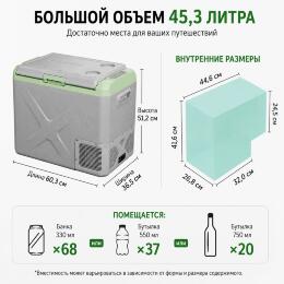 Автохолодильник Alpicool компрессорный X50