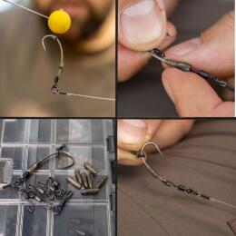 Набор для монтажа Avid Carp Ronnie Rig Outline FleckTone Ronnie Sleeve Kit
