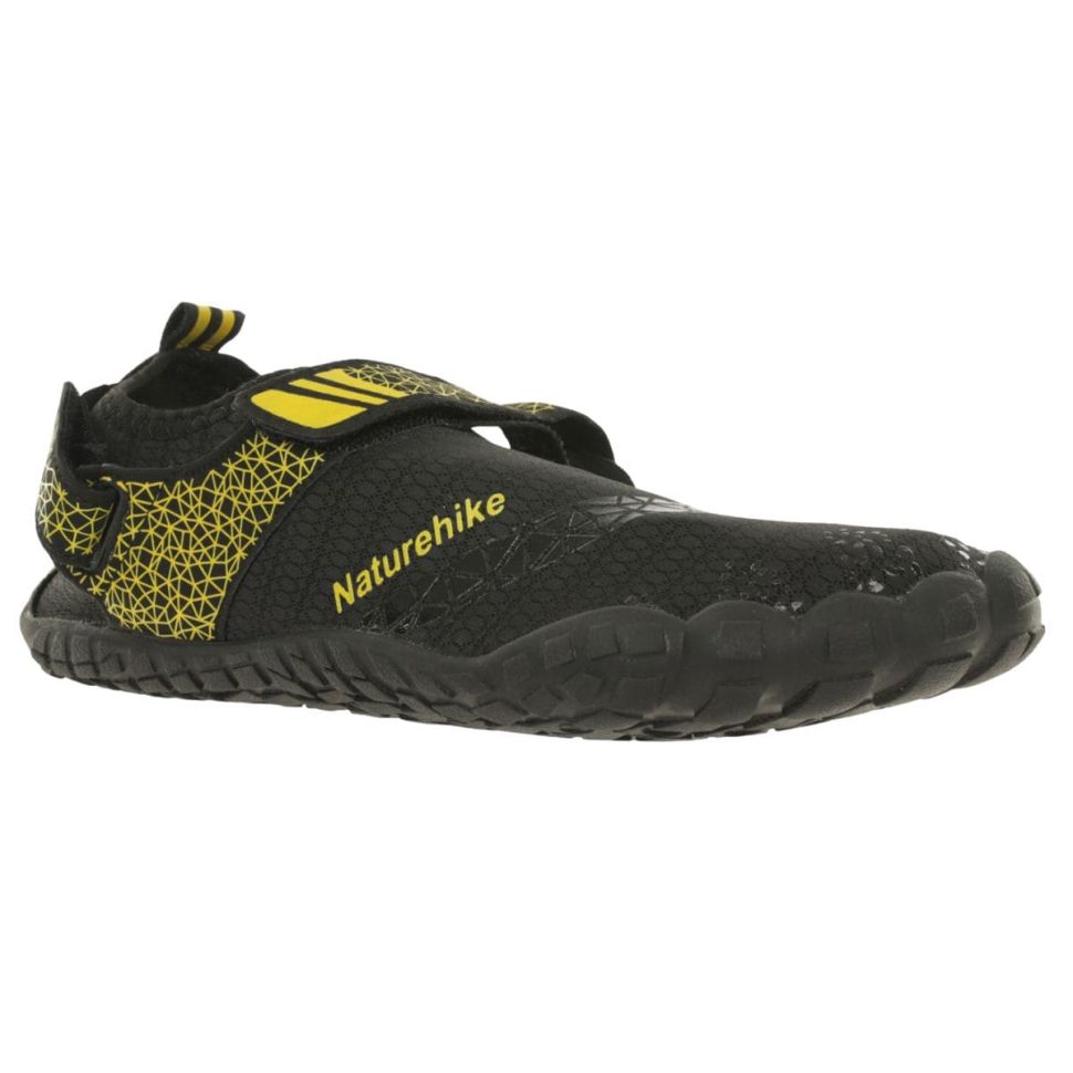 Пляжная обувь Naturehike NH20FS022 Silicone Anti-slip, Black-yellow