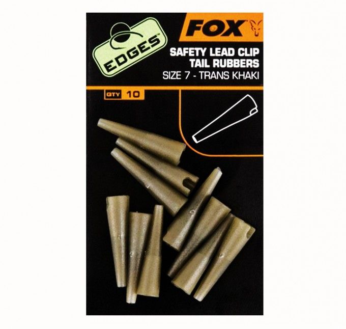 Клипса FOX Safety Lead Clip Tail Rubbers