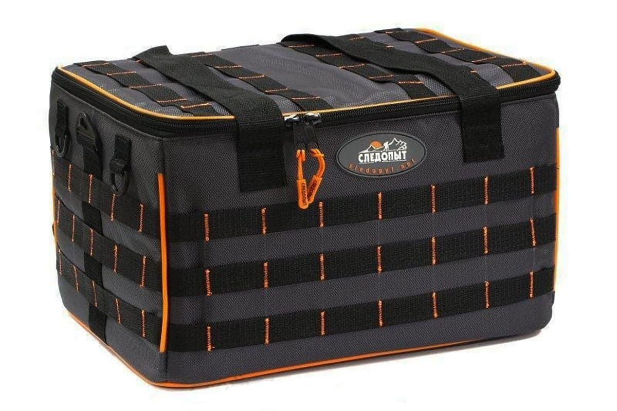 Сумка рыболовная Следопыт Base Lure Bag XL 38х26х25 см цв. серый + 5 коробок Luno