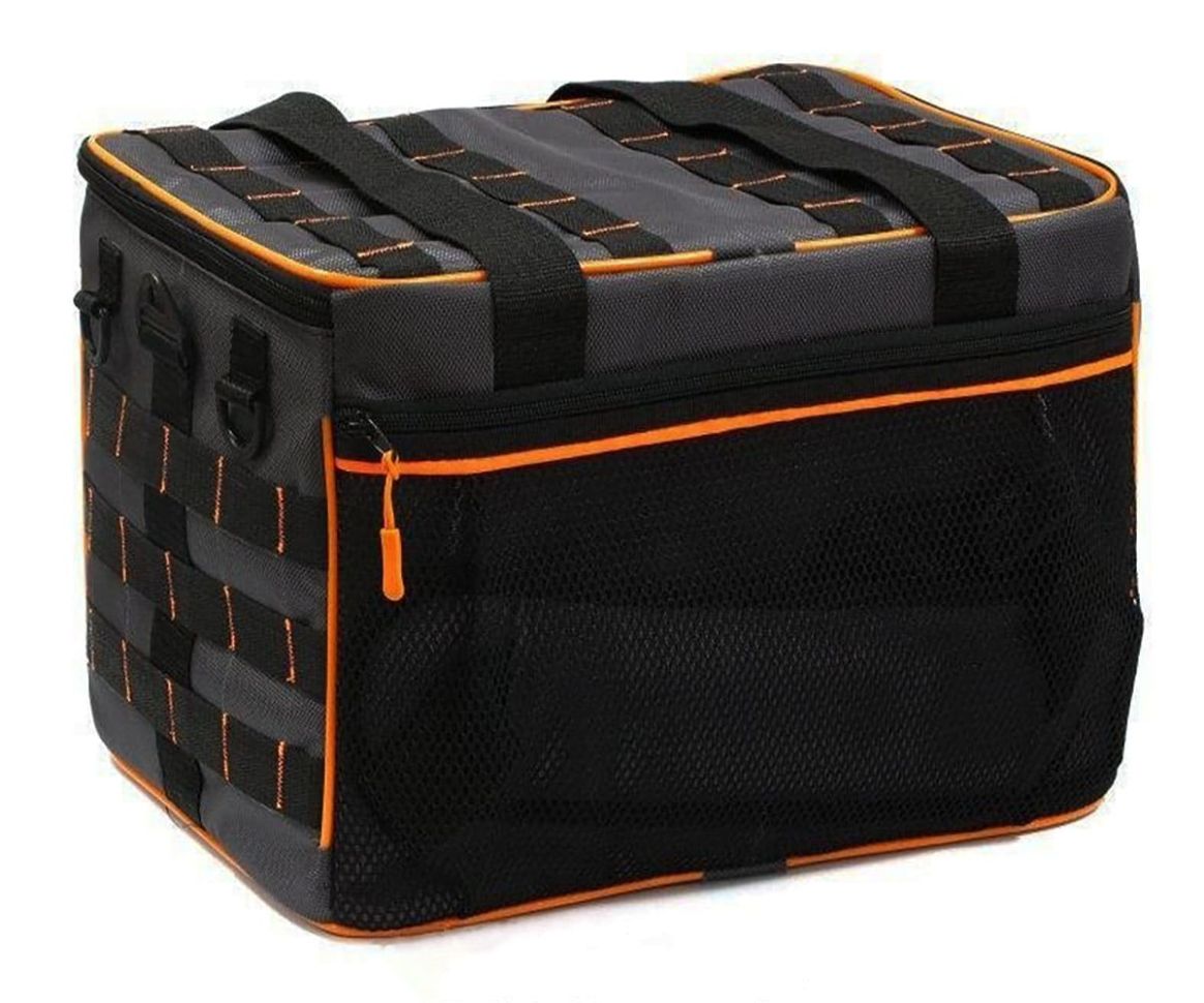 Сумка рыболовная Следопыт Base Lure Bag XL 38х26х25 см цв. серый + 5 коробок Luno