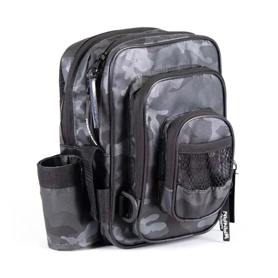 Сумка рыболовная Yaman Street Fishing MultiLock Pocket 16х19х24 см, цв. серый камуфляж