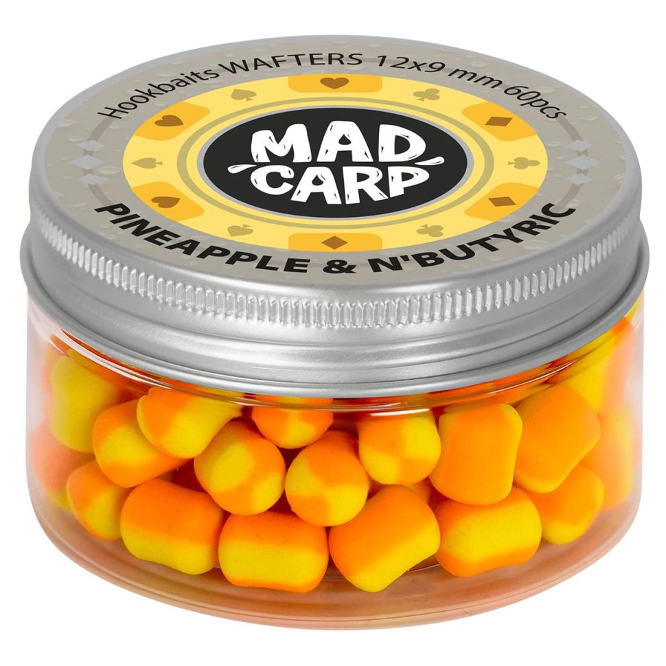 Вафтерсы Mad Carp 12x9мм, 60шт