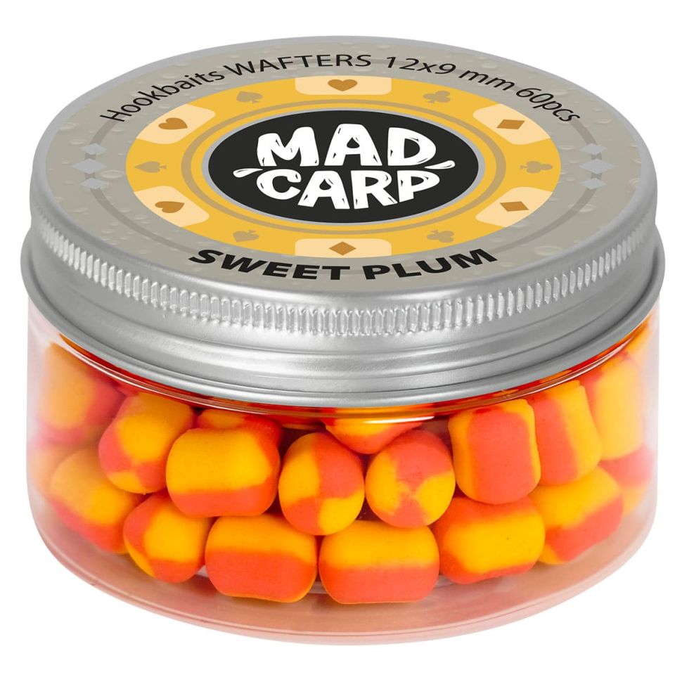 Вафтерсы Mad Carp 12x9мм, 60шт