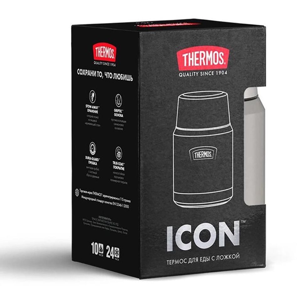 Термос из нерж.стали с ложкой тм THERMOS IS300