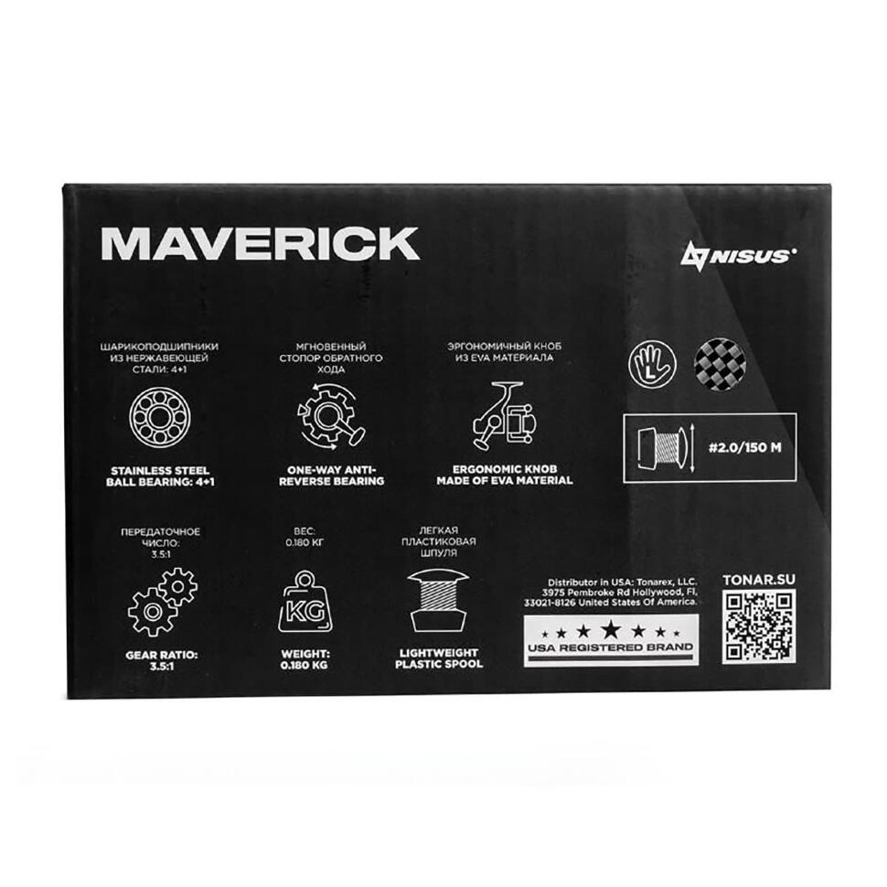 Катушка зимняя Nisus Maverick LH N-FCK60