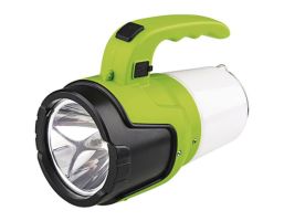 Фонарь-фара СИБИРСКИЙ СЛЕДОПЫТ-Атум, 1 LED + 8 LED, аккум. 220В, USB