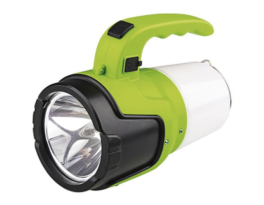 Фонарь-фара СИБИРСКИЙ СЛЕДОПЫТ-Атум, 1 LED + 8 LED, аккум. 220В, USB