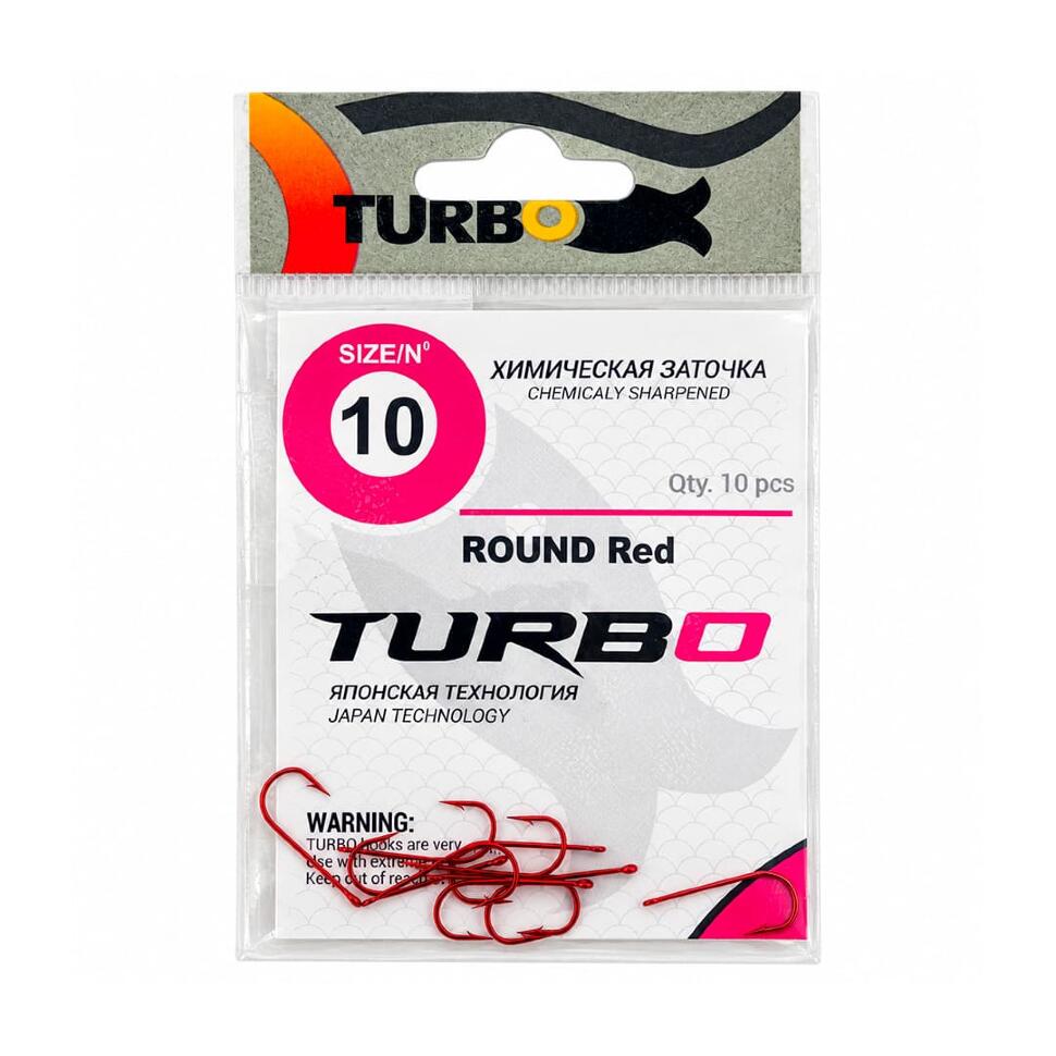 Крючки TURBO ROUND (Red)