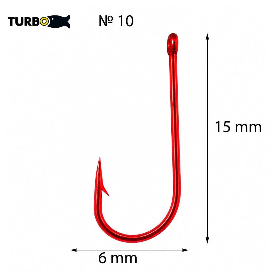 Крючки TURBO ROUND (Red)