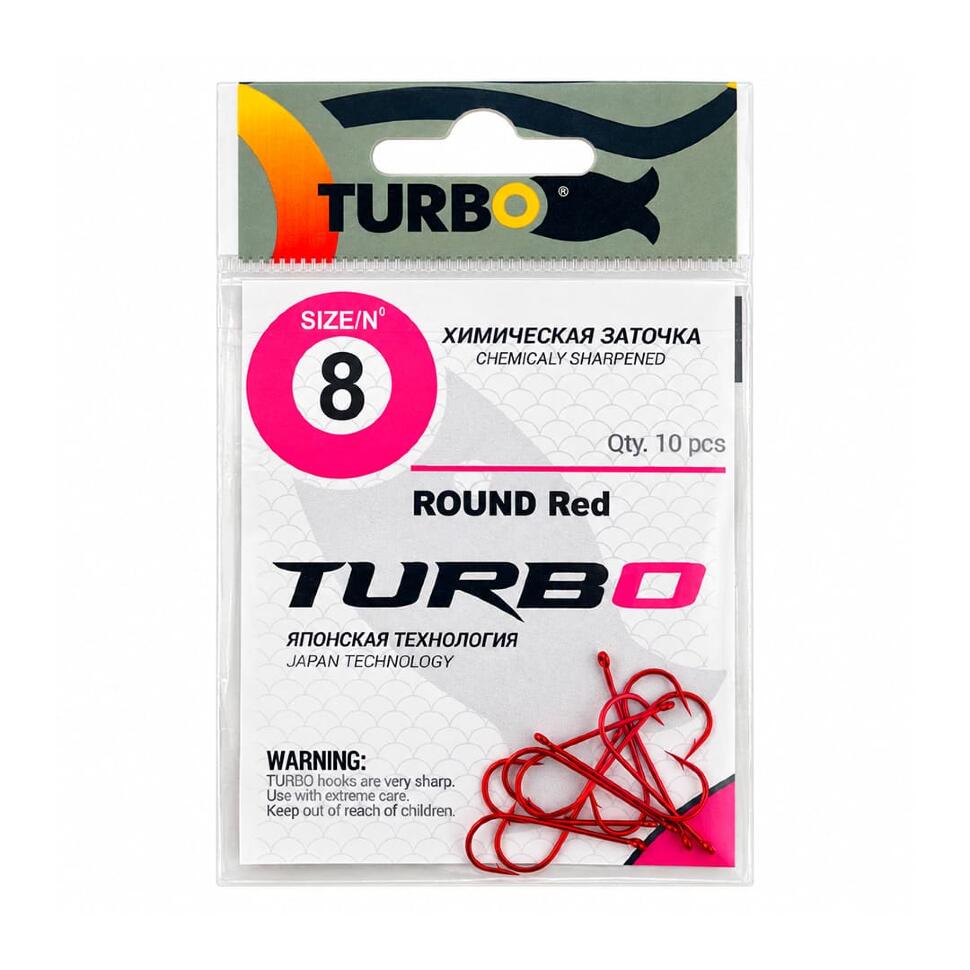 Крючки TURBO ROUND (Red)