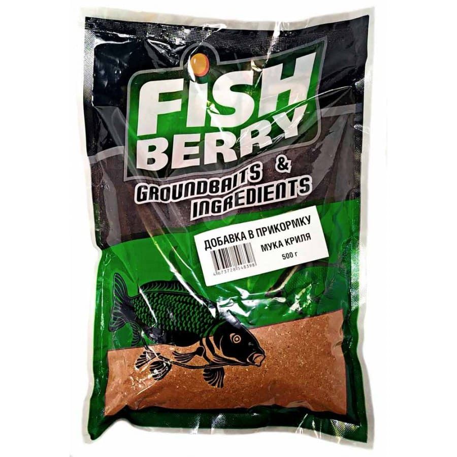 Добавка в прикормку FishBerry 500гр. Мука Криля
