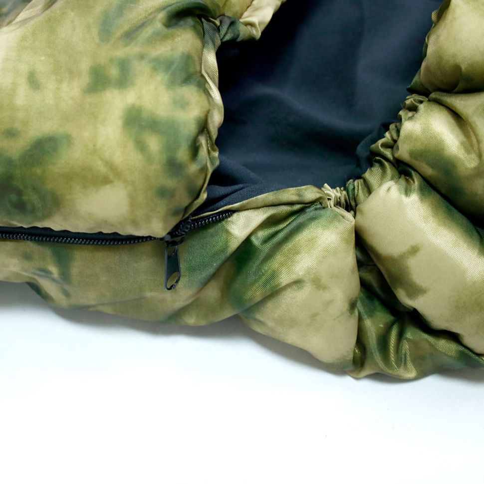 Спальный мешок Green Way 210*90 (камуфлированный, мох)