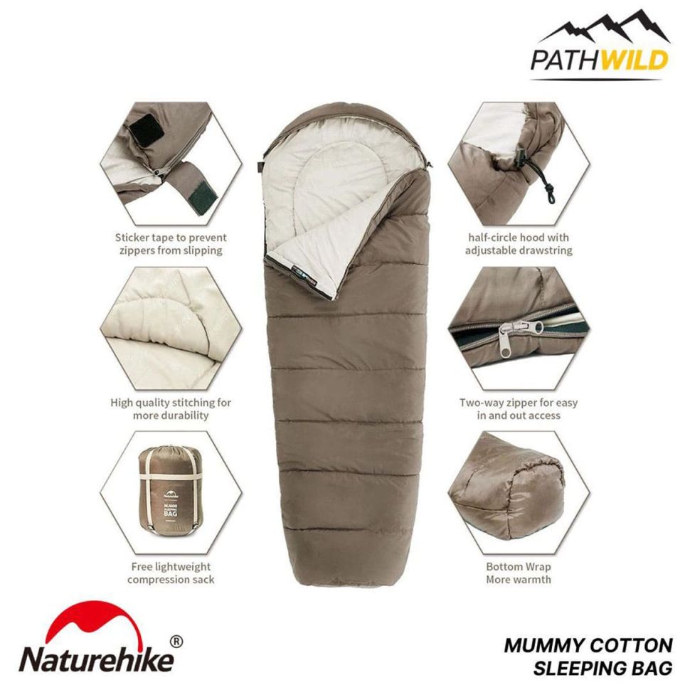 Спальный мешок Naturehike Mummy MJ600 CNK2300SD014