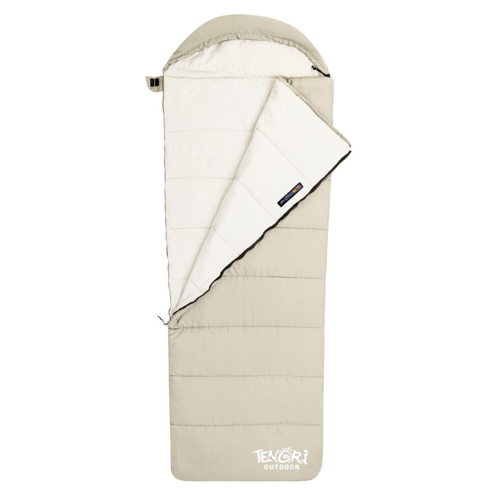 Спальный мешок Tengri Outdoor M400 серый/бежевый
