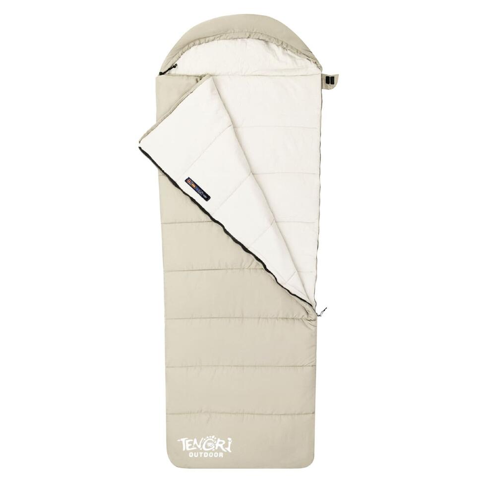 Спальный мешок Tengri Outdoor M400 серый/бежевый