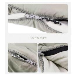 Спальный мешок Tengri Outdoor M400 серый/бежевый