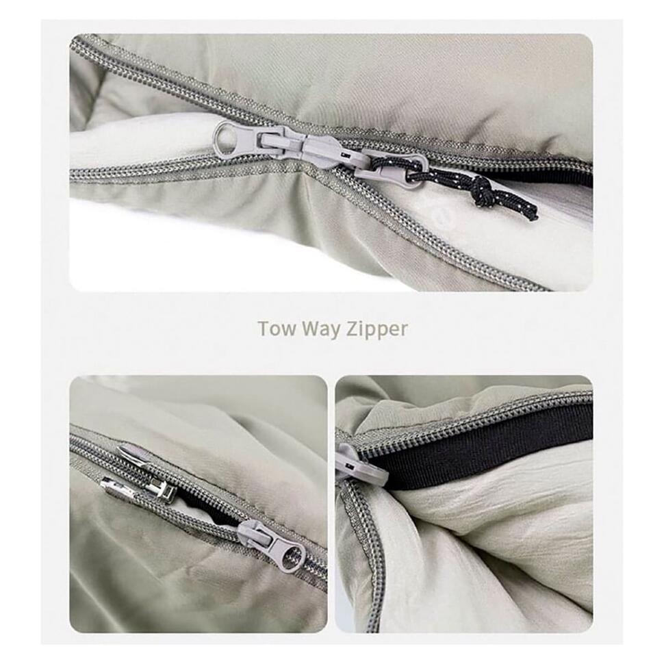 Спальный мешок Tengri Outdoor M400 серый/бежевый