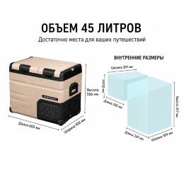Автохолодильник Alpicool компрессорный TA45