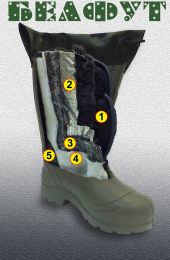 Сапоги Белфут ЭВА утепленные (натуральный мех+фольга)