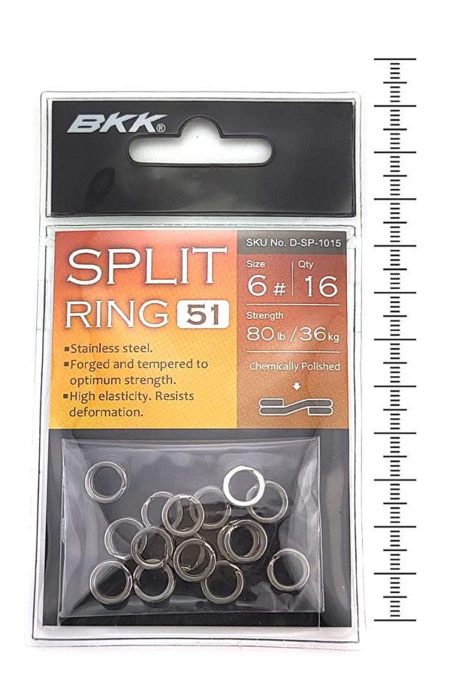 Заводные кольца BKK Split Ring-51
