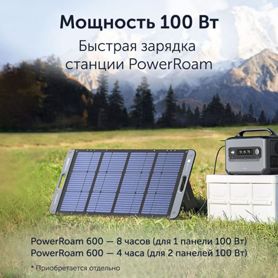 Солнечная панель (15113) SC100 UGREEN