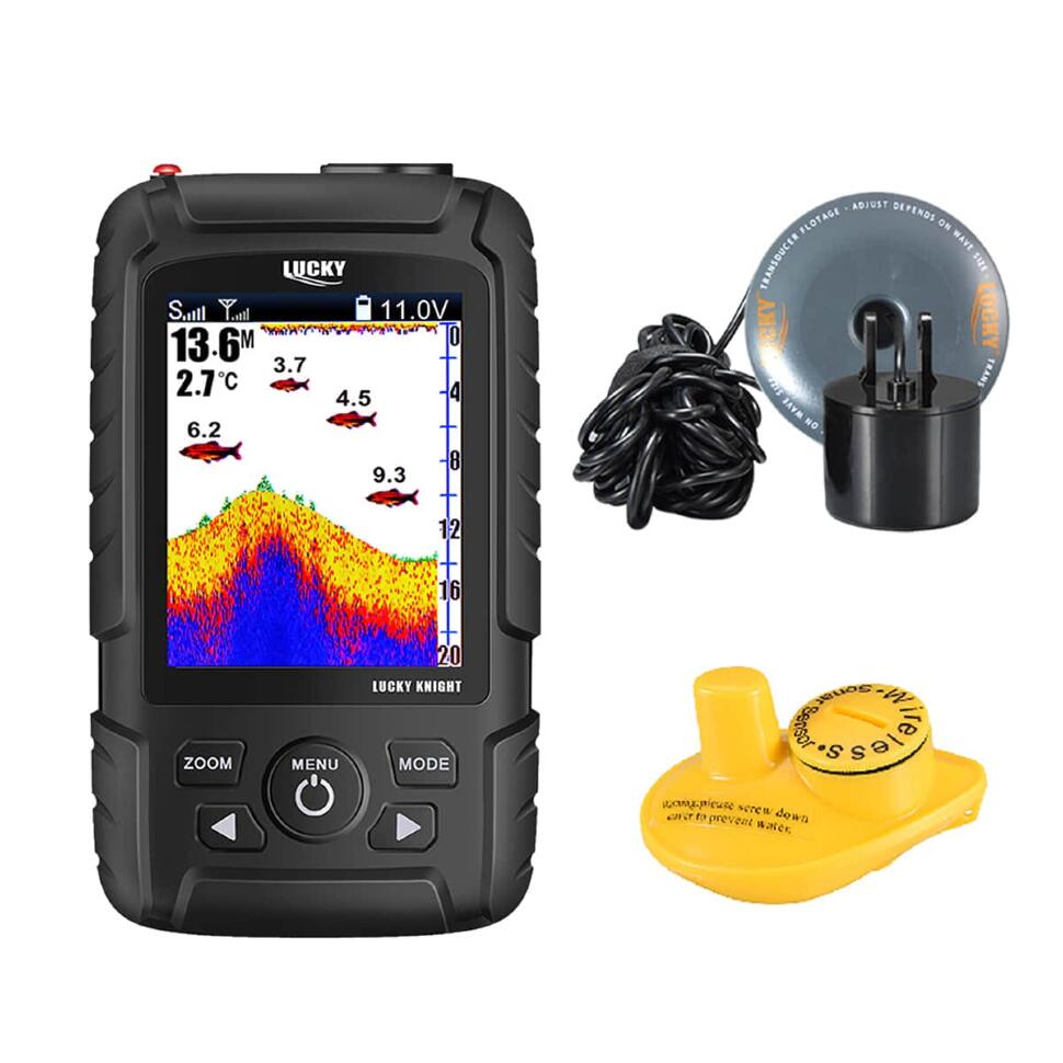 Беспроводной эхолот для рыбалки Lucky Knight FF718LIC-WT