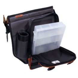Сумка рыболовная поясная Следопыт Fishing Belt Bag Light 44х35х6 см, цв. серый + 1 коробка LUNO 2
