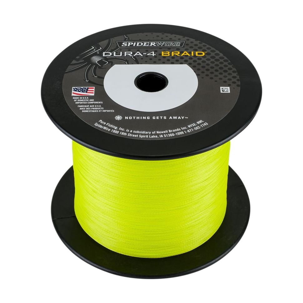 Шнур плетенный Spiderwire Dura 4 Braid 1800m Yellow