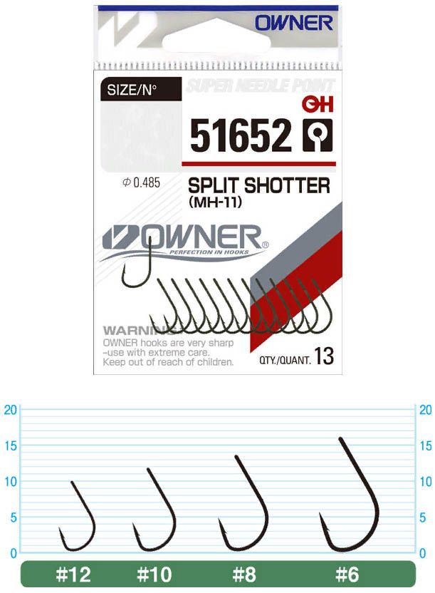 Крючок Owner MH-11 Split Shotter №51652