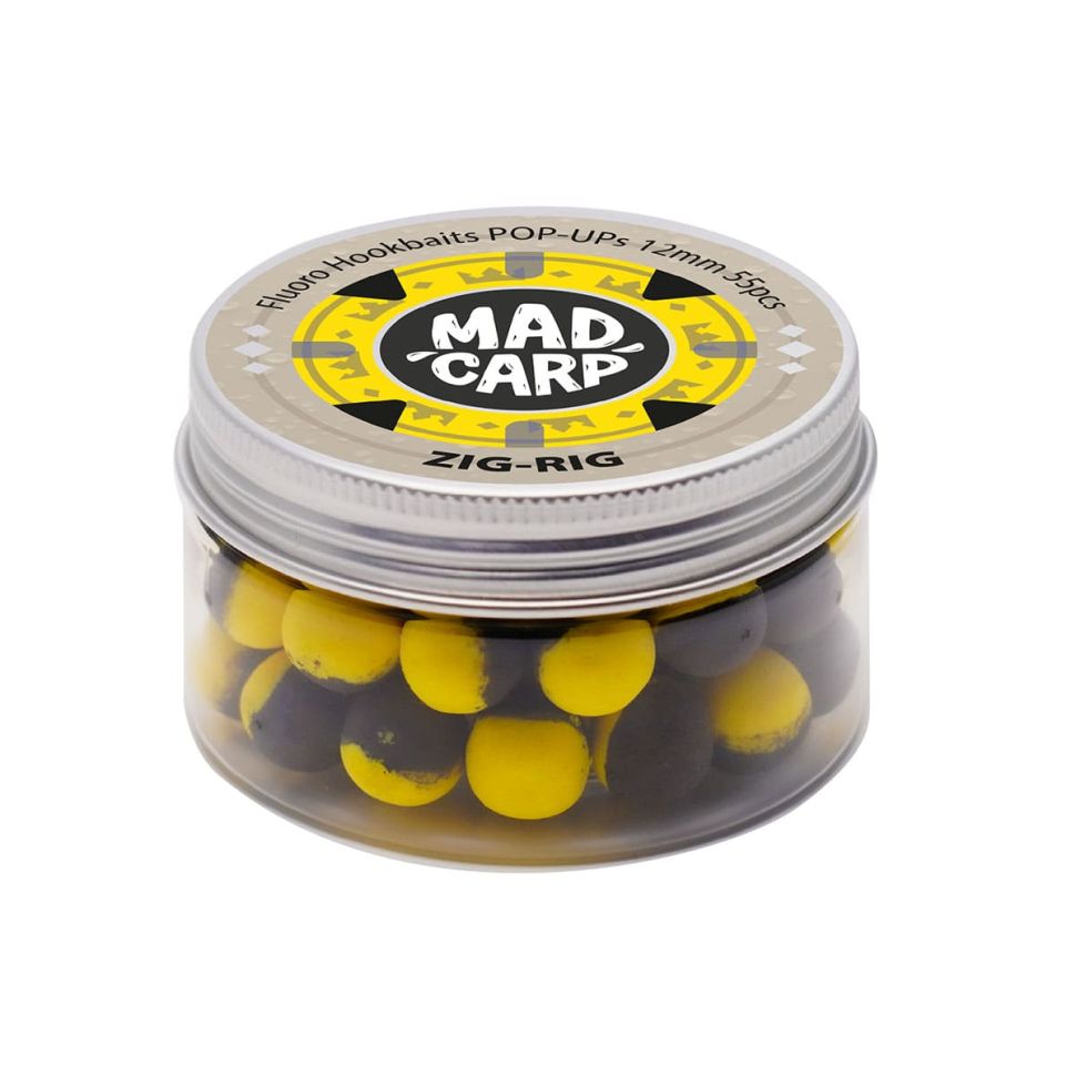 Бойлы плавающие Mad Carp 12мм, 55шт.