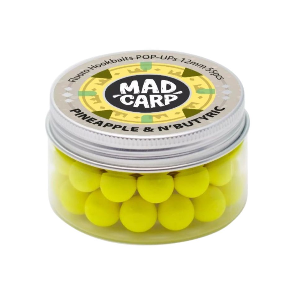 Бойлы плавающие Mad Carp 12мм, 55шт.