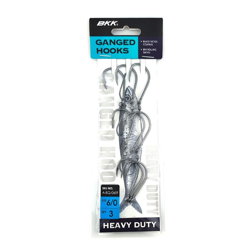 Крючки рыболовные BKK Ganged Hooks HD Pre-Made (готовая оснастка)