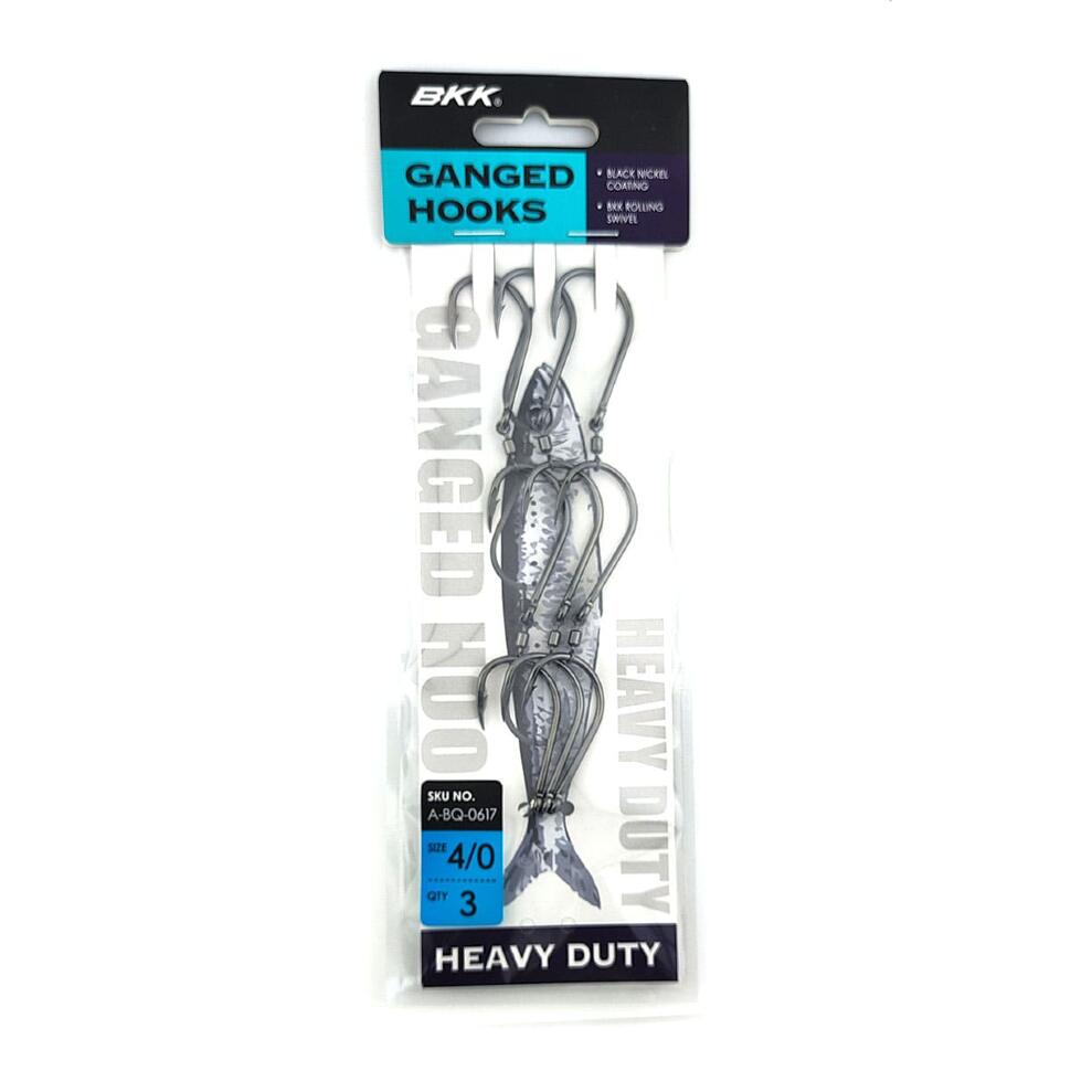 Крючки рыболовные BKK Ganged Hooks HD Pre-Made (готовая оснастка)