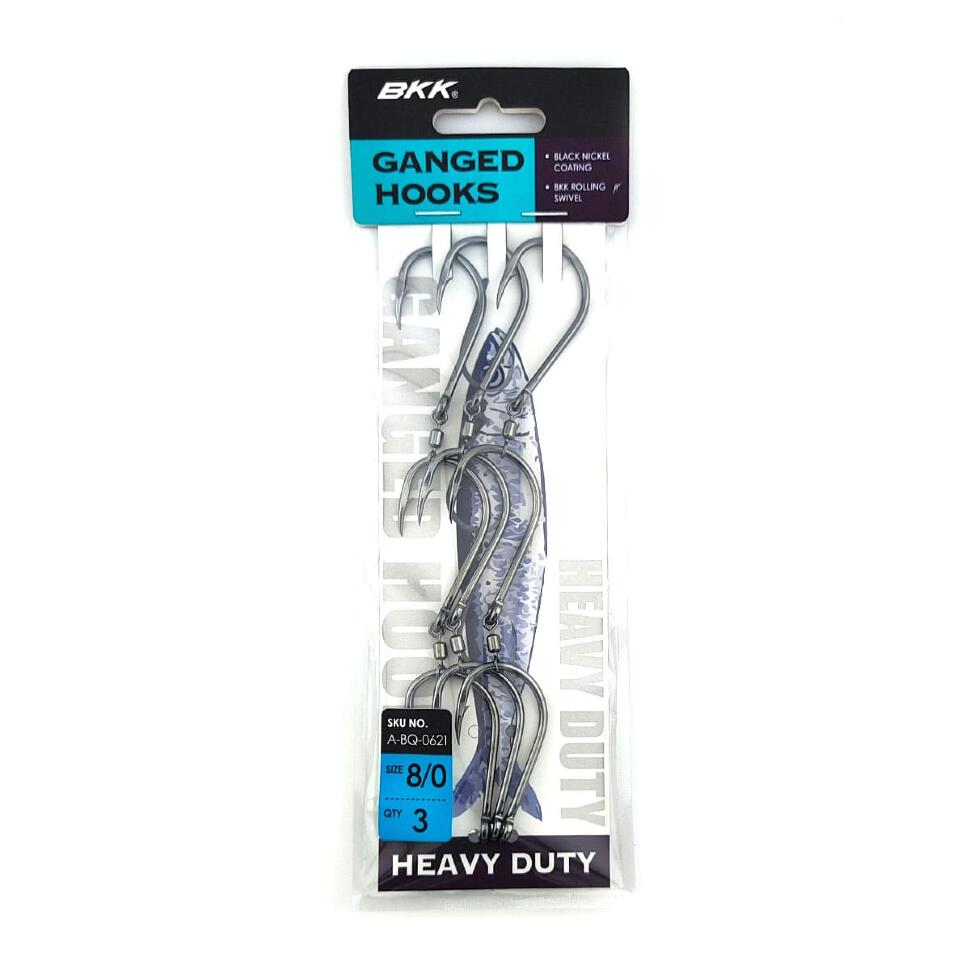 Крючки рыболовные BKK Ganged Hooks HD Pre-Made (готовая оснастка)