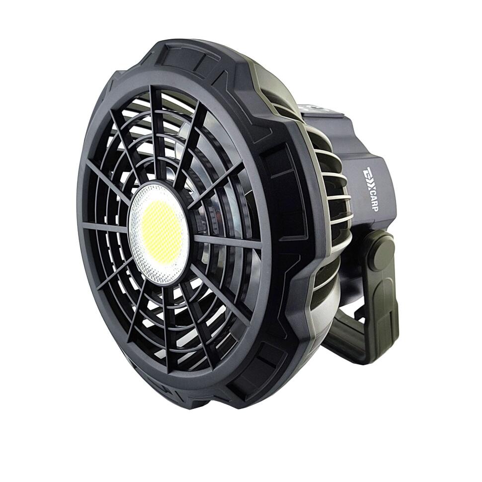Вентилятор кемпинговый с фонарем TEXX Carp Camping Fan